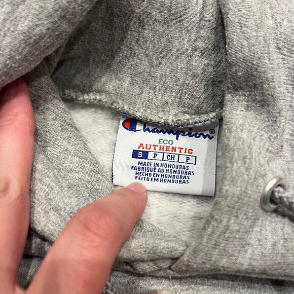 Champion Notre Dame Mendoza College of Business Hoodie Sz S Gray Active Casual - Picture 2 of 6